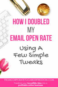 if you're building an email list, then don't overlook one of the most important aspects of making money from that list - your email open rate. This post takes you through a simple step by step process I used on my own list to more than double my open rate, email marketing, list building, making money from your list, email subscribers