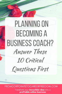how to become a business coach online