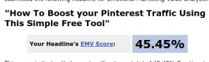 pinterest traffic winning headline