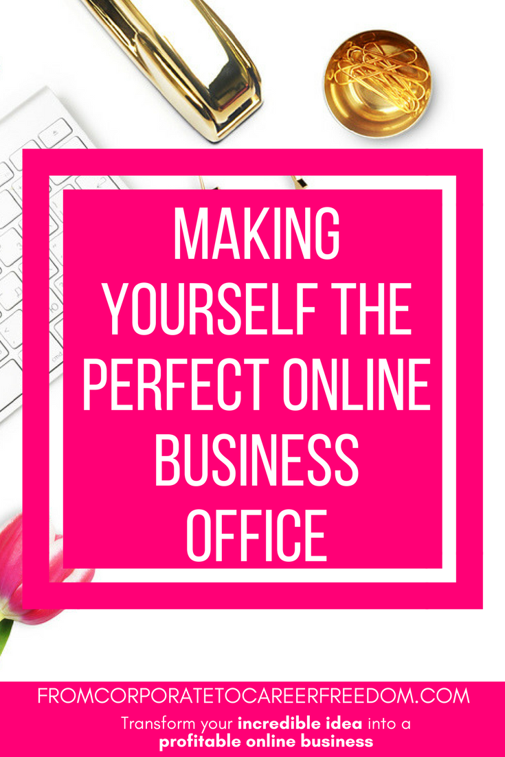 how to set up the perfect online business office, working from home, entrepreneur, solopreneur, tips, inspiration